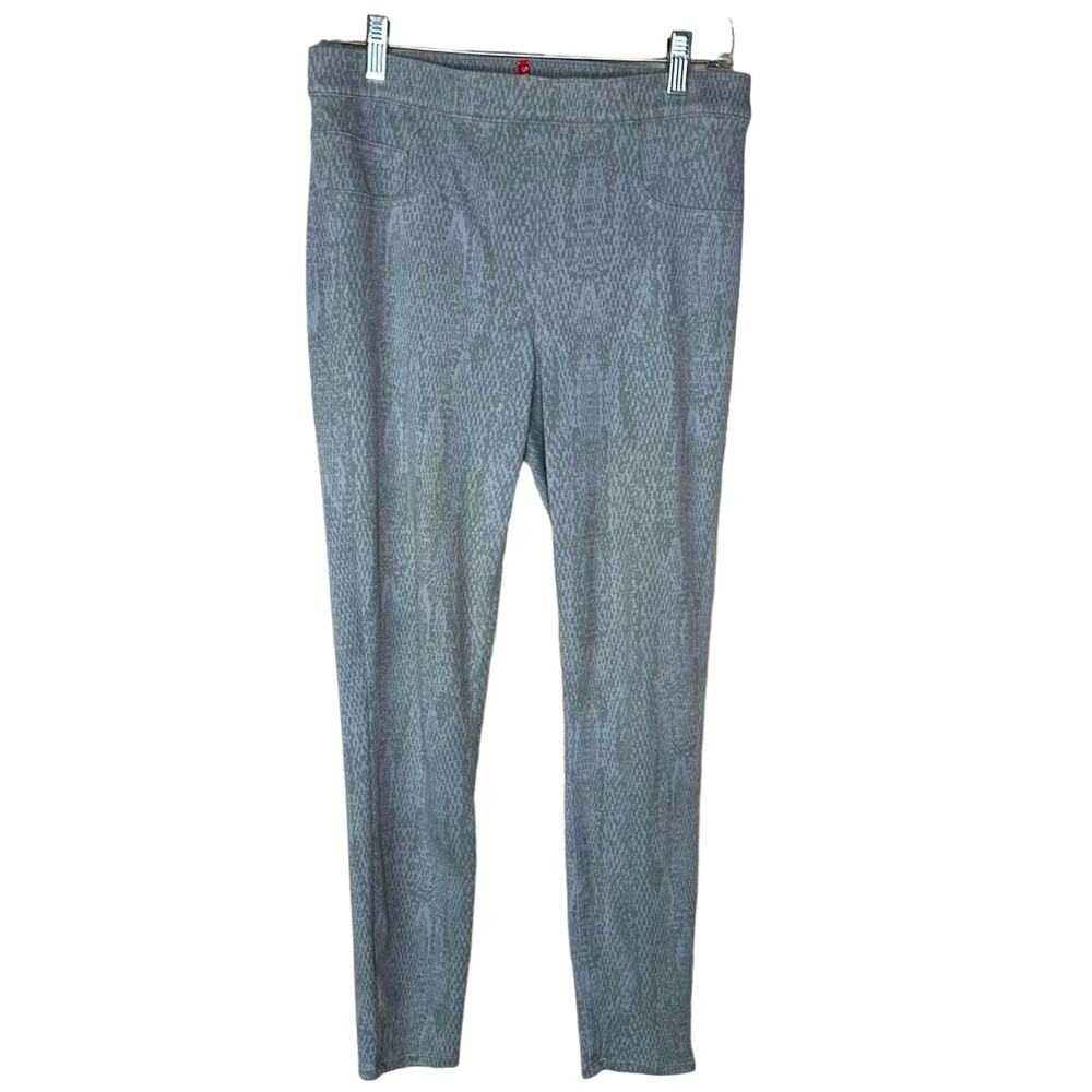 Spanx Gray Snakeskin Print Jegging style Leggings